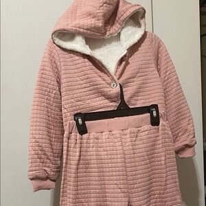 Cozy Pink Quilted Kids Jacket